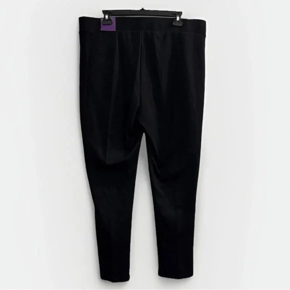 NWT Lane Bryant LIVI Plus Size 18 Black High-Rise Mesh Panels Stretch Leggings - Picture 2 of 7